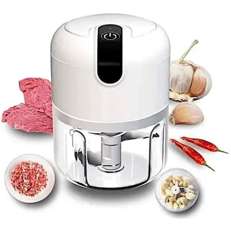 Mini Processador De Alimentos 3 Lâminas Elétrico Bivolt Usb