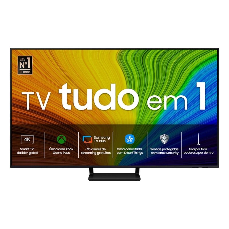 Smart TV Samsung QLED 85" 4K Wi-Fi Tizen Quantum HDR Big TV - QN85Q70DAGXZD