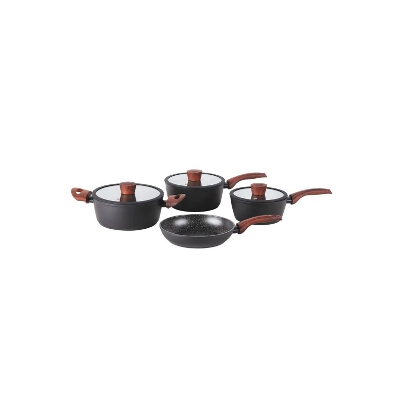Jogo de Panelas  Antiaderente Ceramic Life 4 Peças Sirius com Indução Preto | Loja Oficial