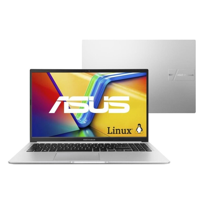 Notebook ASUS Vivobook 15 M1502YA AMD Ryzen 7 7730U 16GB Ram 1TB SSD Linux KeepOS 156" FHD Cool Silver - NJ493