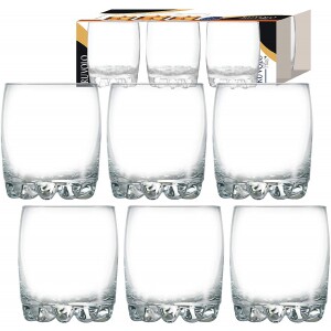Jogo de Copo de Whisky Riviera On The Rocks Vidro Ruvolo 310ml - 6 Peças