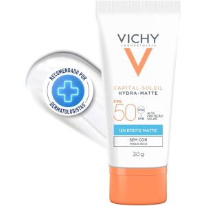 Protetor Solar Facial Vichy Capital Soleil Hydra-Matte FPS50-30g