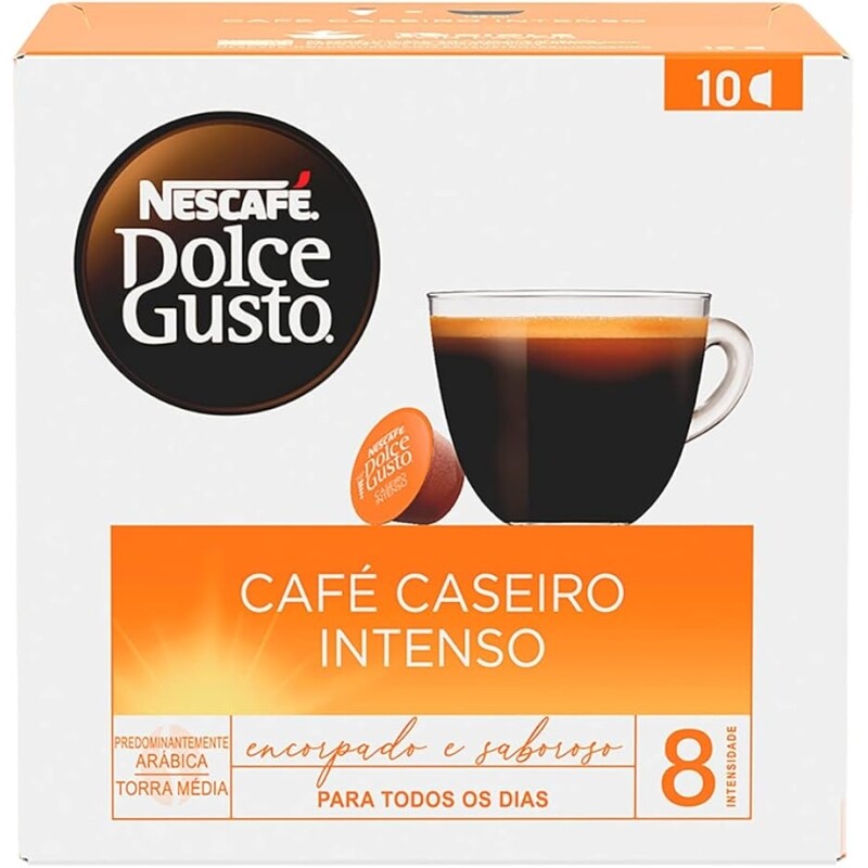 Dolce Gusto Nescafé Cafe Caseiro Intenso 10 Capsulas 90g
