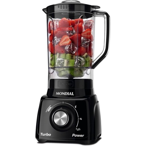 Liquidificador Mondial Turbo Power 550W 220V Preto 22 L - L-99 FB