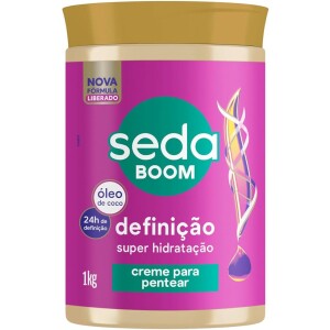Seda Creme Para Pentear Boom Definição Pote 1Kg