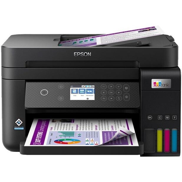 Impressora Multifuncional Epson Ecotank L6270 Tanque de Tinta Colorida USB Wi-Fi ADF