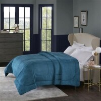 Edredom King Corttex Alaska Home Design Arquimedes Azul Adriático P196336