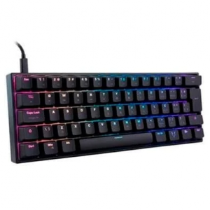 Teclado Mecânico Gamer Husky Blizzard 60% RGB Switch Gateron Red ABNT2 Preto -  HTG001PTVR