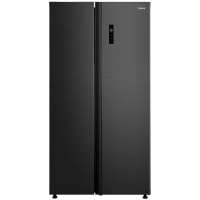 Geladeira Side By Side 511 Litros Inverter Preto Conectada Midea MD-RS710FGD281