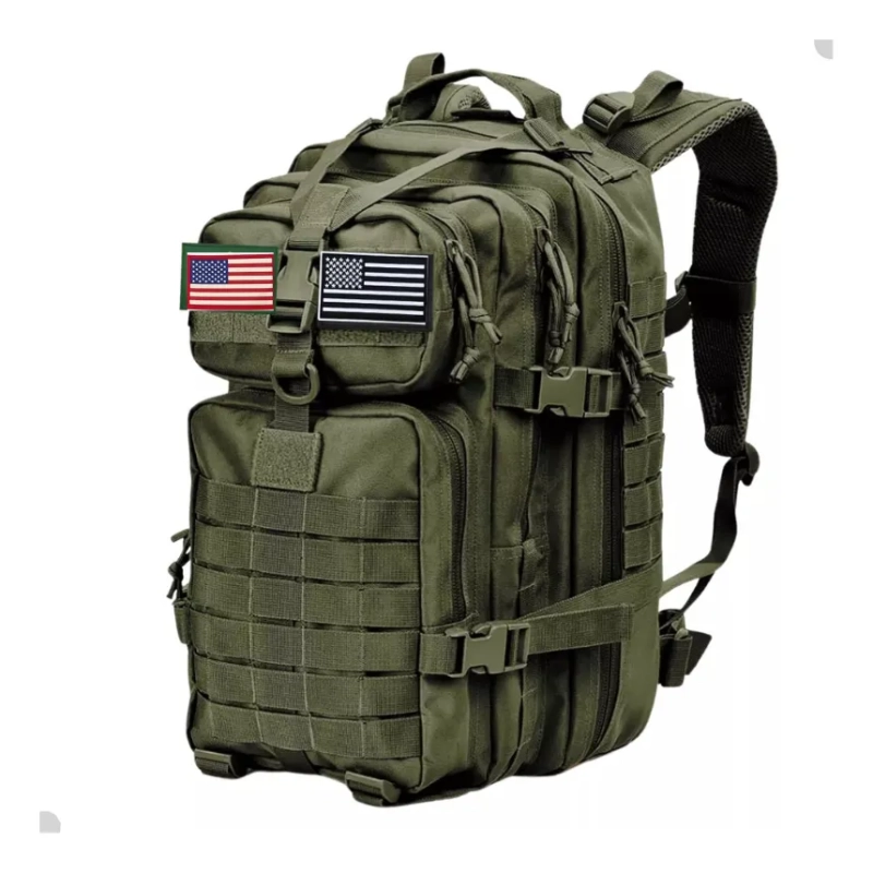 Mochila Tatica Militar Impermeavel Reforçada Grande 50l Eua Cor Verde-musgo Desenho Do Tecido Lisa