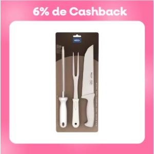 Conjunto para Churrasco Brinox Precision 3 Peças - CJ P/CHURRASCO 3PCS PRECISION