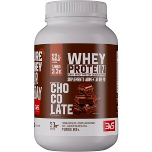 3VS Nutrition Whey 100% Concentrado 900g Sabor Chocolate