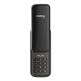 Intelbras FR 10 Preto Black piano Direita/Esquerda Fechadura Digital De Sobrepor Abertura Por Senha