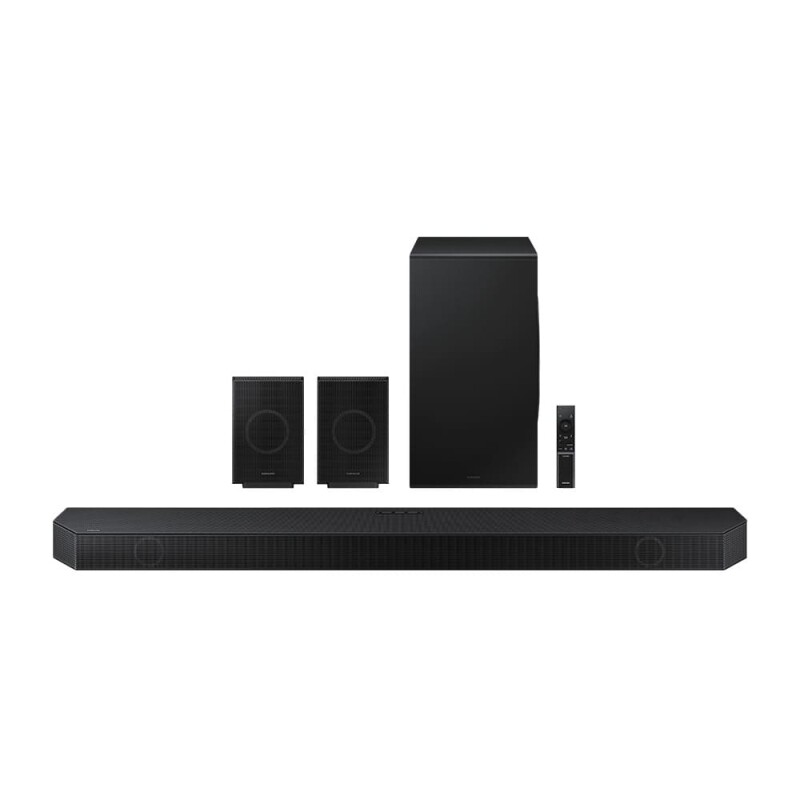 Soundbar Samsung HW-Q990D com 11.1.4 canais Dolby Atmos Sincronia Sonora e Alexa Built-in - Samsung Brasil | Celula