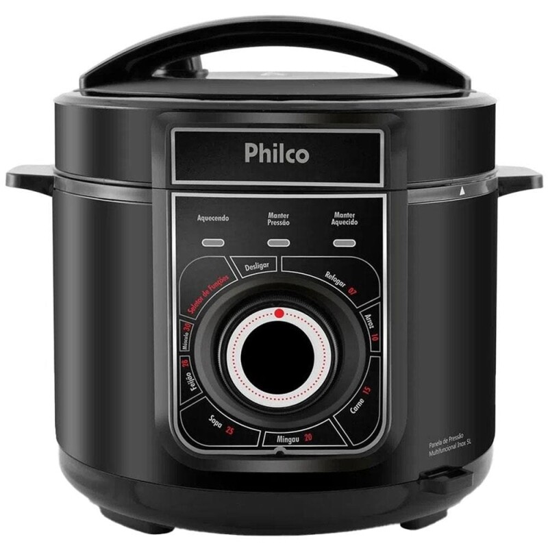 Panela Elétrica de Pressão Multifuncional Philco PPP02PI 5L Preta