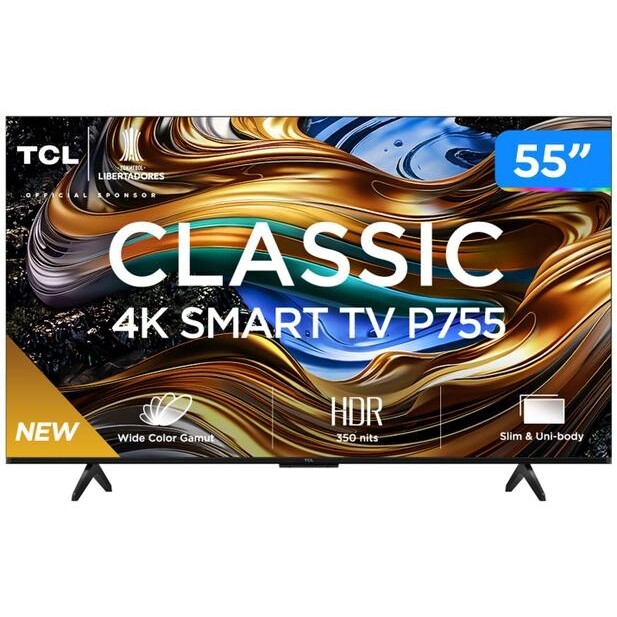 Smart TV 55 LED TCL 55P755 Wi-Fi Bluetooth