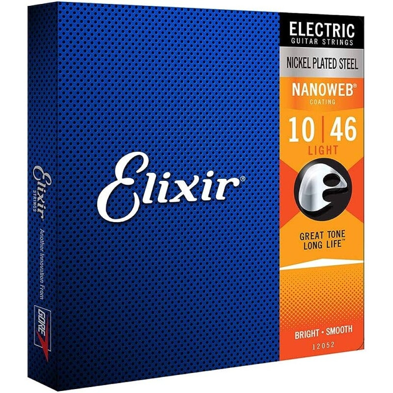 Encordoamento Elixir .010 para Guitarra Nanoweb Light - 12052