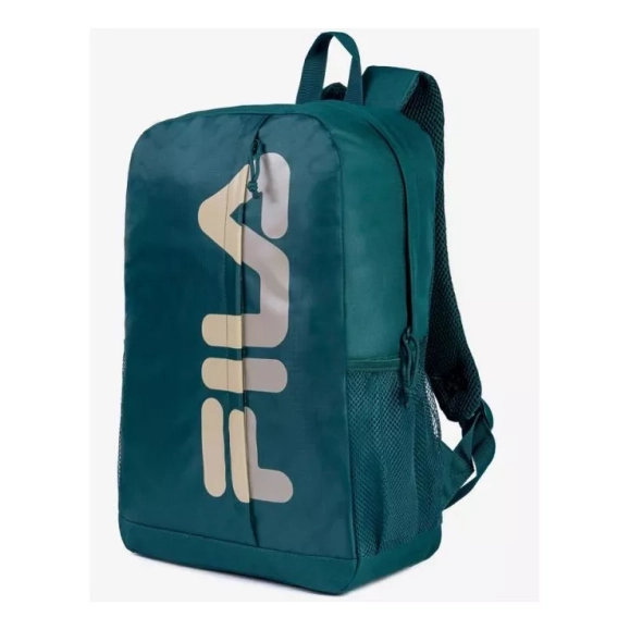 Mochila Unisex Fila Cut Logo Cor VERDE FLORESTA/OFF WHITE Desenho do tecido Lisa