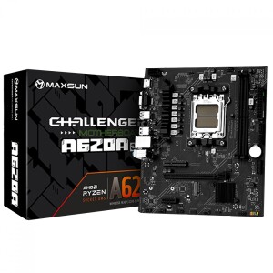 Placa Mãe Maxsun Challenger A620A 2.5G Chipset A620 AMD AM5 MATX DDR5 MS-Challenger A620A 2.5G