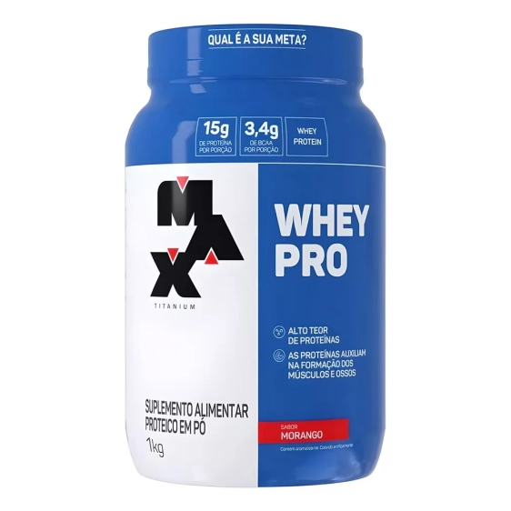 Whey Protein Pro 1kg - Max Titanium