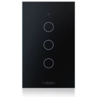 Interruptor Inteligente com 3 Botões Alexa Tuya