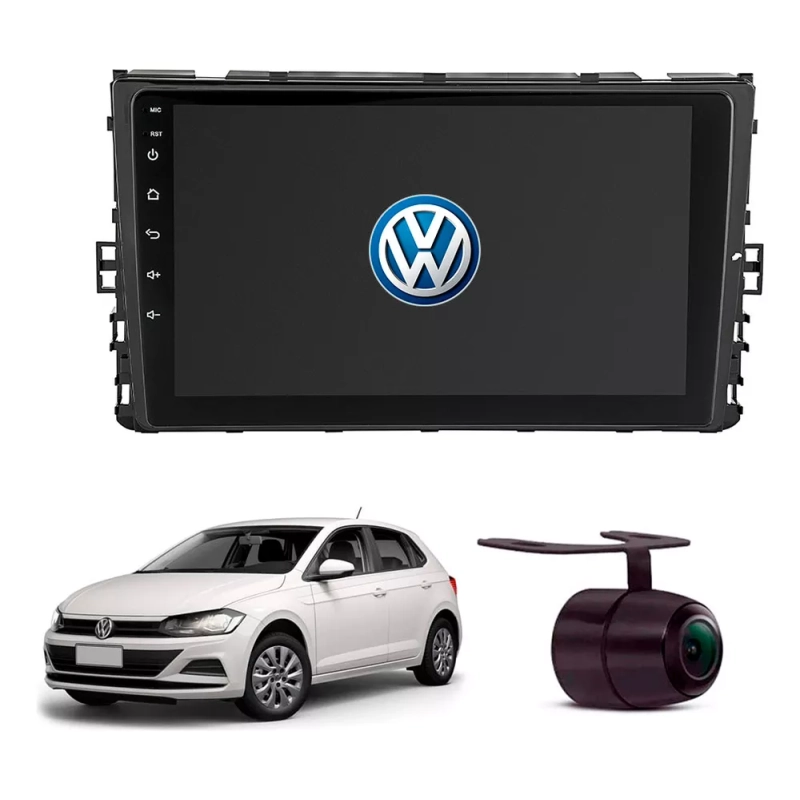 Central Multimidia X3 Automotive Android Polo Track 2023/2024 Gps Wifi 9p