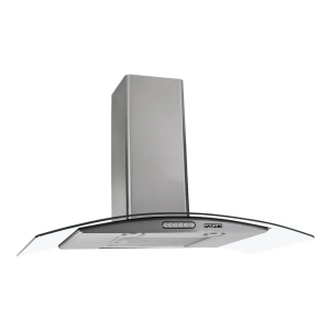 Coifa de Parede 90cm Vidro Curvo Duto Slim Inox CVC90 - Fogatti