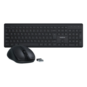 Kit Teclado + Mouse Sem Fio Alcance 10 Metros Sem Barreira