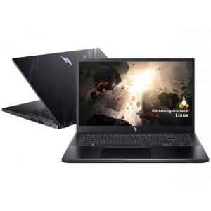 Notebook Gamer Acer Nitro V15 Intel Core i5 512GB SSD 16GB RAM 156" Full HD 144Hz IPS RTX 3050 6GB ANV15-51-582R
