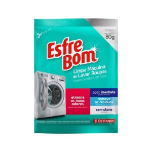 Limpa Máquina de Lavar Roupas EsfreBom Sachê 80g Bettanin - 2 Unidades