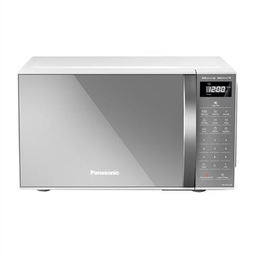 Micro-ondas Panasonic 21 Litros NN-ST27LWRUN Porta Espelhada Branco/Cinza