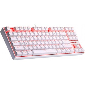 Redragon TECLADO MECANICO REDRAGON KUMARA K552W-2 SINGLE COLOR BRANCO/MARROM UNICO
