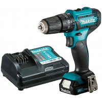 Parafusadeira Furadeira de Impacto Makita 1 Bateria 1,5HA 12V Bivolt - HP333DWYX3