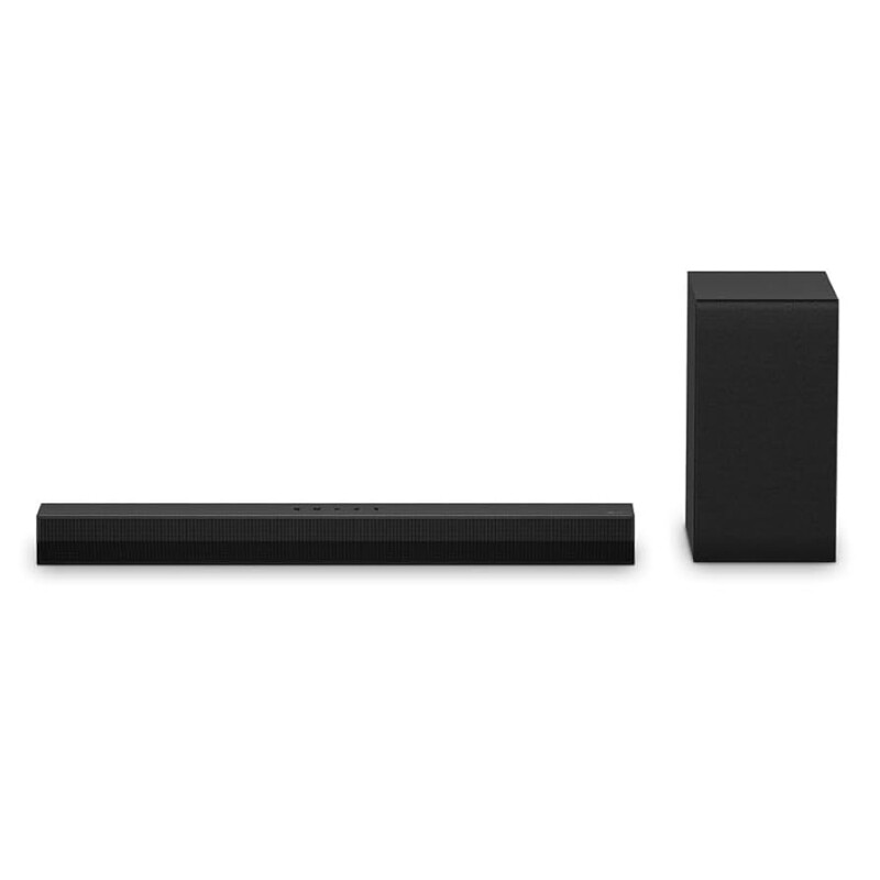 Soundbar LG S40T 300W RMS Conexão Bluetooth 2.1 Canais AI Sound Pro Wow Interface Sem fios Conexões Múltiplas