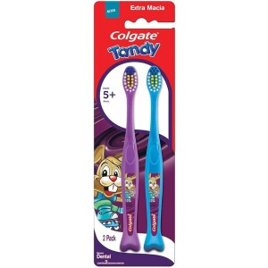 3 Kit Escova Dental Colgate Tandy 2 - Unidades Cada