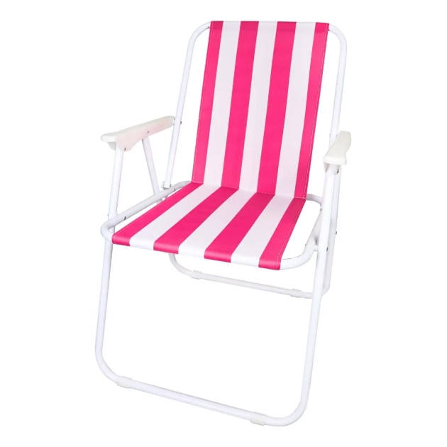 Cadeira De Praia Camping Lazer Reforçada 100kg