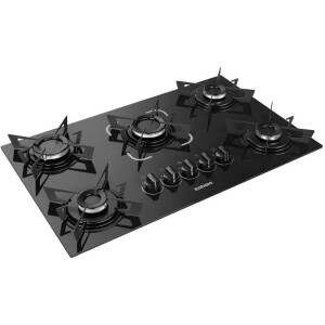 Cooktop Itatiaia Electra 5 Bocas Mesa de Vidro Temperado e Acendimento Superautomático