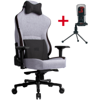 Cadeira Gamer DT3 Royce Ashen + Microfone BYT
