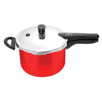 Panela de Pressão Nigro Press em Alumínio Vermelha – 4,5 L