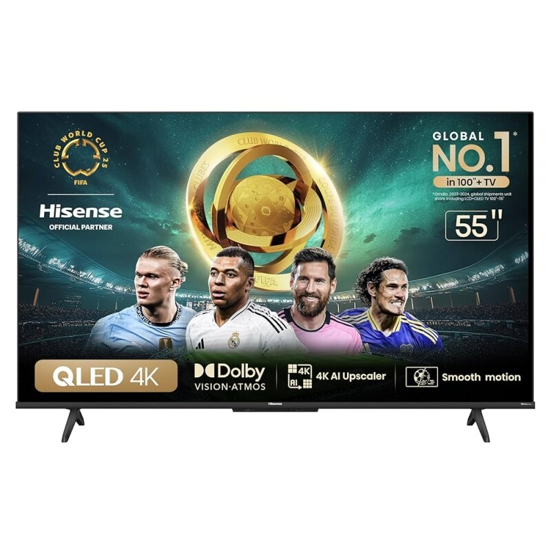 Smart TV 55" Hisense QLED 4K UHD 55Q6N com Wi-Fi - 55A51HUA