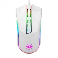 Mouse Gamer Redragon Cobra RGB 7 Botões 10000DPI Lunar White - M711W