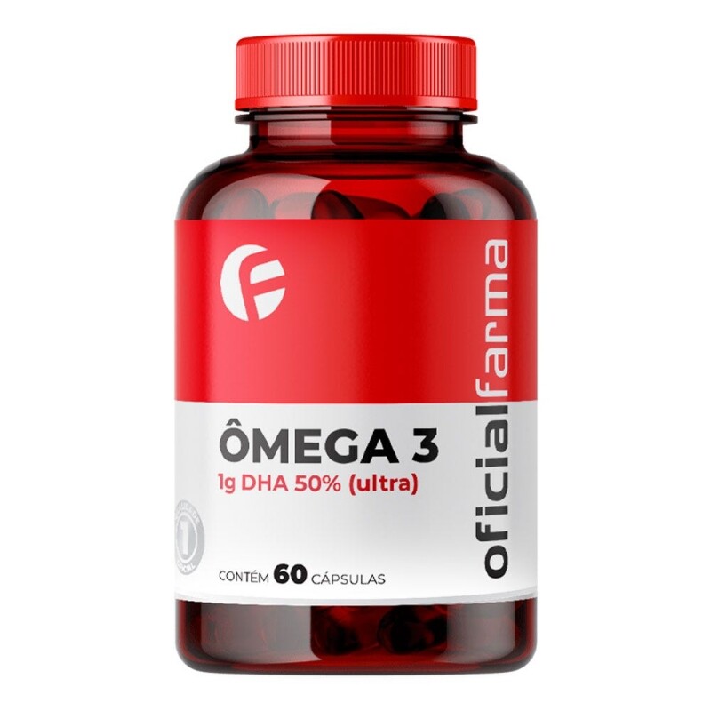 Ômega 3 1g DHA 50% (Ultra) 60 Cápsulas