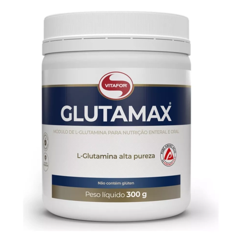 Glutamax Pó Sem Sabor Suplemento Vegano 300g Vitafor