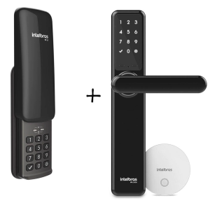 Kit Fechadura Digital Intelbras Fr10 + IFR3000+ Smart com Hub