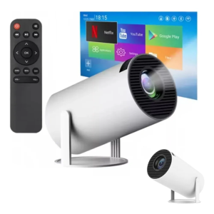 Projetor Hy300 Portátil Branco 110v/220v 4k 1080p Cinema