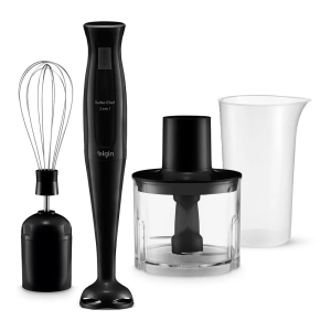 Mixer Turbo Chef 3 Em 1 200w Triturador E Fuet 220v Elgin Cor Preto