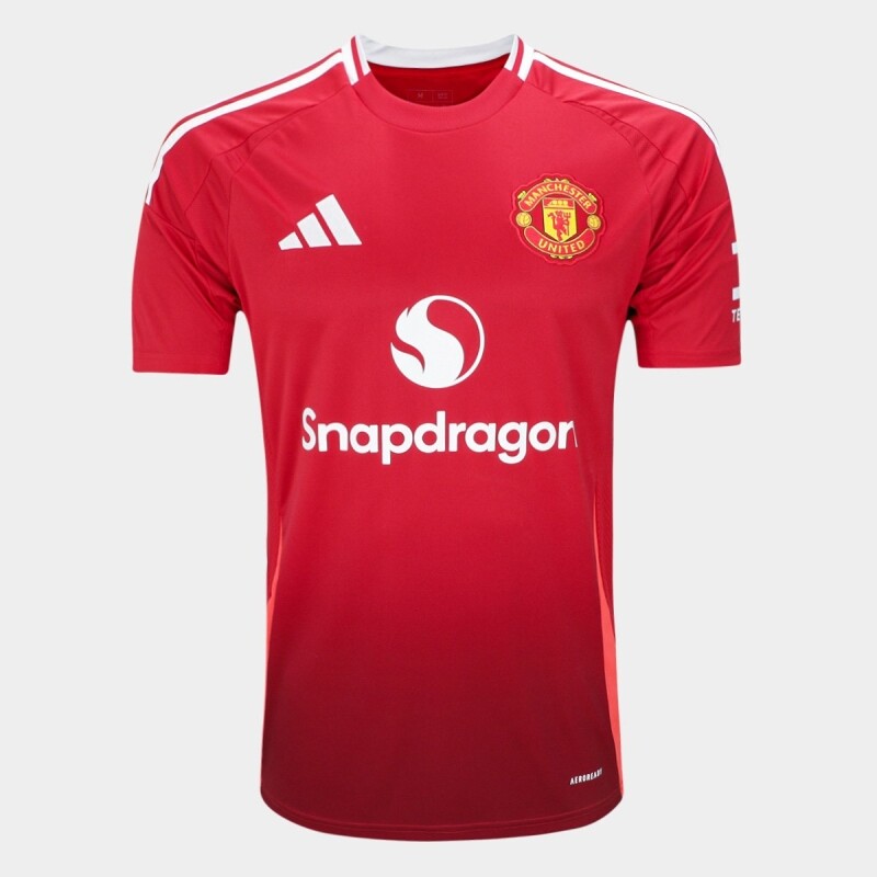 Camisa Adidas Manchester United Home 24/25 s/n° Torcedor - Masculina