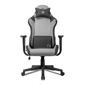 Cadeira Gamer TGT Heron TX Tecido Preto e Cinza TGT-HRTX-FB02