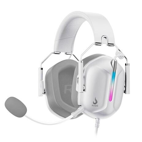 Headset Gamer Rise Mode G1 Special Edition White Driver 50mm USB e 3.5 Branco - RM-HS-G1SE-W