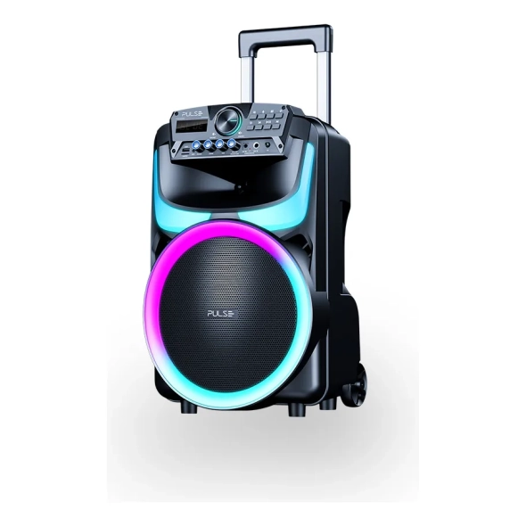 Caixa De Som Pulse Burst 400w Rms 10 Bt/fm/aux/mic - Sp405